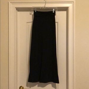 Black maxi skirt